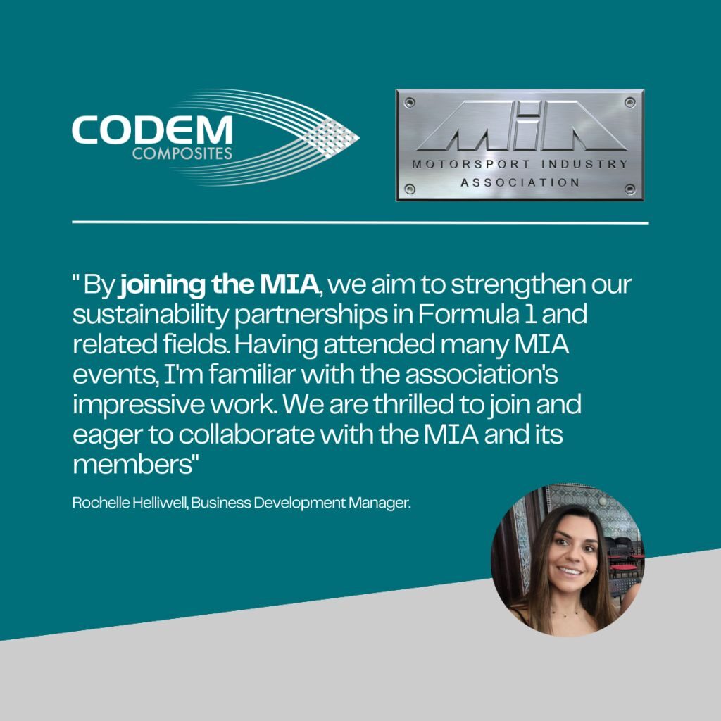 CODEM Composites joins the Motorsport Industry Association