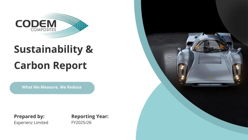 CODEM Composites Publishes FY2025/26 Sustainability & Carbon Report
